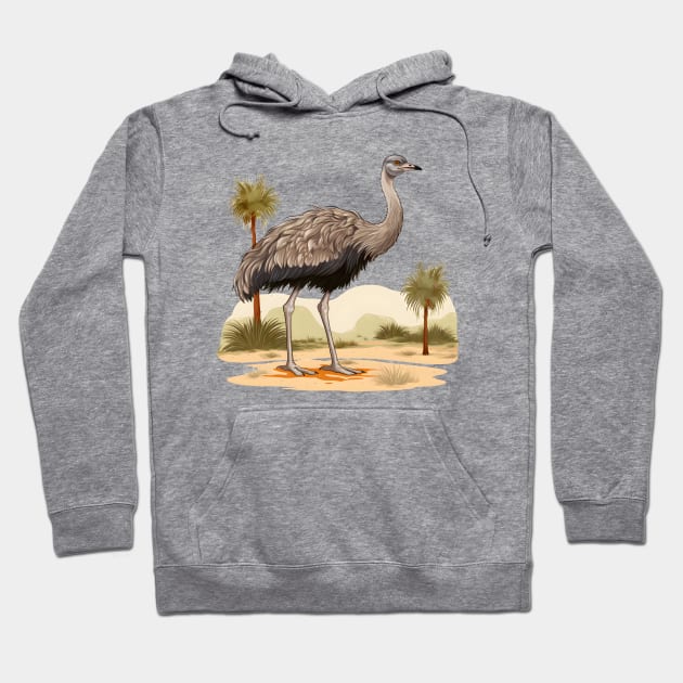 Ostrich Hoodie by zooleisurelife